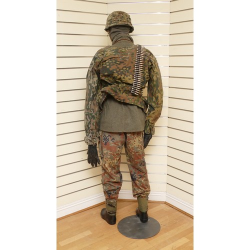 420 - WWII German Third Reich Wichengrens Waffen SS uniform, including the Smok German uniform covering it... 