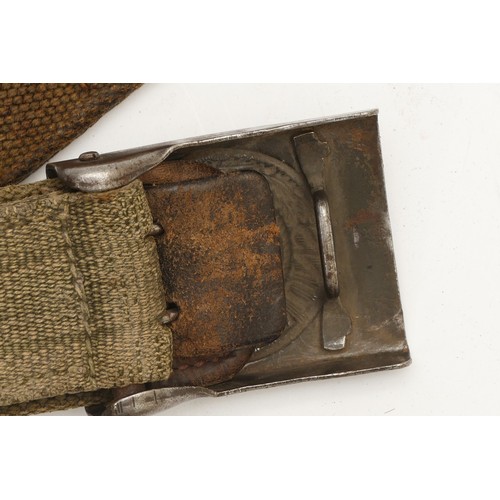 494 - WWII German Third Reich buckle and belt.