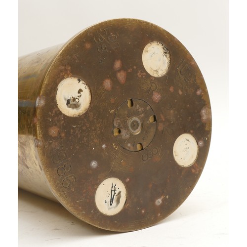 521 - A 1986 brass 105mm TK shell case, RW 242, 62cm.