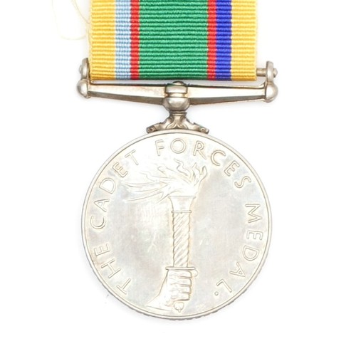 543 - ERII Cadet Forces medal, presented to S.SGT K. M. Durban ACF C33323, boxed.