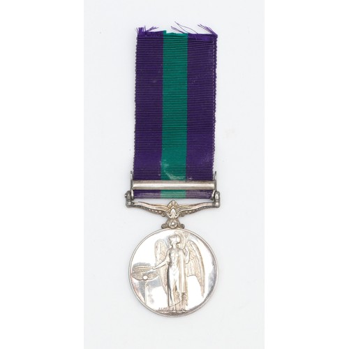 551 - A George VI G.S.M Malaya medal, awarded to 22406429 TPR. R. Scott. 12th Lancers.