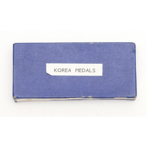 559 - ERII Pair of United Nations Korea war medals with a ERII 1950-1953 Korean medal, presented to L/SFX.... 