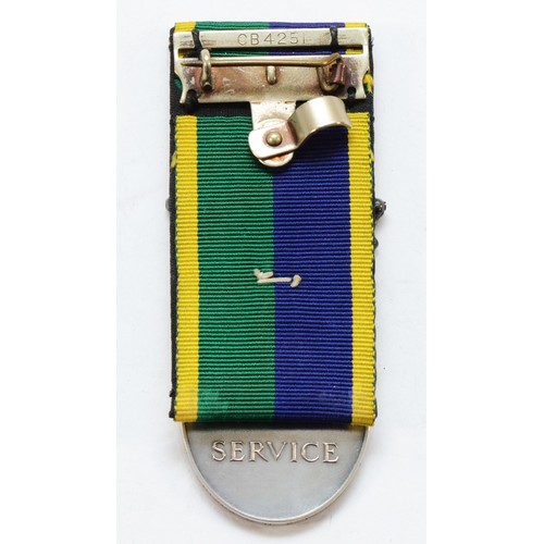 567 - ERII T & A.V.R Efficiency medal with three extra service bars, presented to 22369205 W. O. CL. 2. D.... 