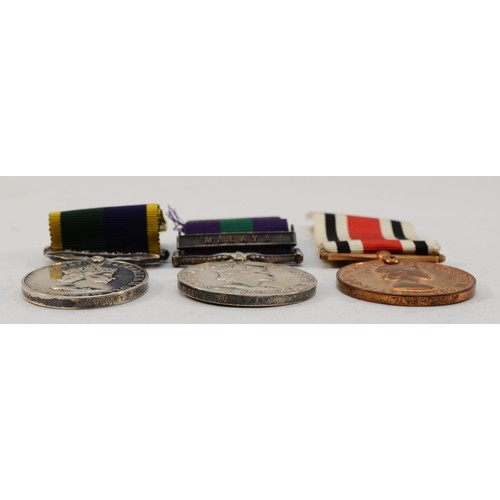 579 - ERII medals to include the Malaya, Police Special Constabulary and Efficient Service, presented to 2... 