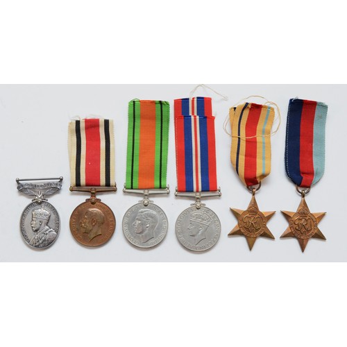 580 - George V-WWII medal group, including the George V Territorial , Special Constabulary, WWII 1939-145 ... 