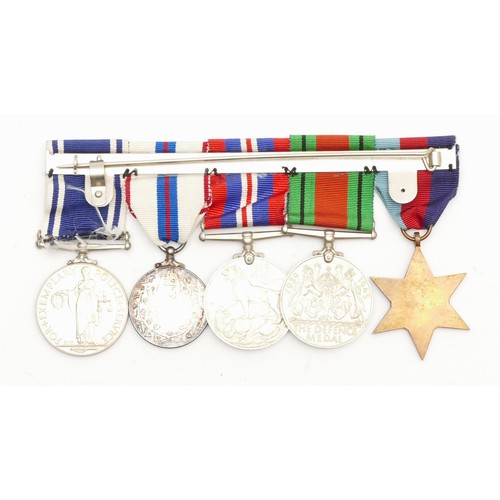 602 - WWII-ERII mounted Police group of medals to include, The 1939-1945 Star, Defence, War, ERII 1977 Sil... 