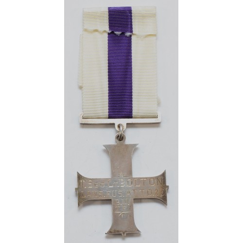 615 - WWI Military Cross, presented to T.Sec LT. Bolton. Lancashire Fusiliers ATTD.2/5. B.N TF and stamped... 