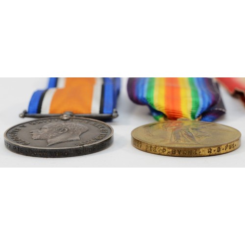 677 - WWI trio of War, Victory and the 1914 Mons Star, awarded to5227 PTE. P. Byrne. Royal Dublin Fusilier... 