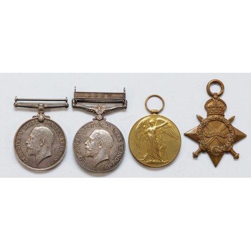 681 - WWI Officer medal group to include the Iraq, 1914-1915 Star, Victory and War, awarded to LIEUT-Capta... 