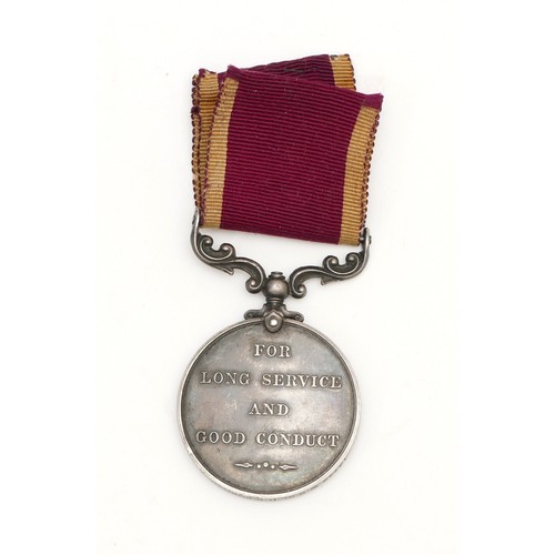 685 - A George V Army Long Service and Good Conduct Medal, awarded to 13742 W.O CL.II. H. Burilin. R.F.A.