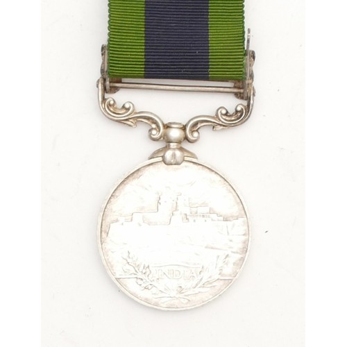 686 - George V Afghanistan N.W.F 1919 Service medal, awarded to 51518 GNR. R.A. Inkster. R.F.A.