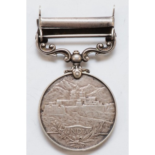 692 - George V North West Frontier 1930-1931 campaign medal, presented to 546029 TPR. N. Aunty. 15-19 Huss... 