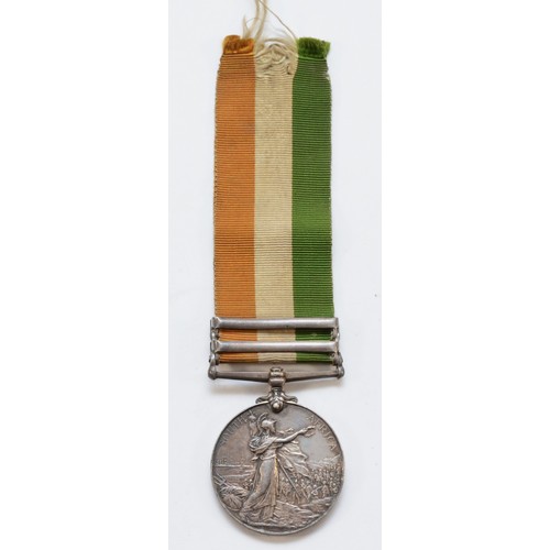 695 - 1901-1902 Boer war Kings medal, clasped South Africa 1901-1902, presented to 4912 PTE. J. Bullock. A... 