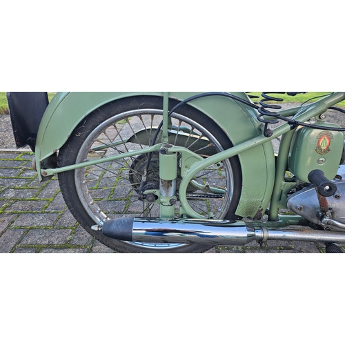 616 - 1955 BSA Bantam D1, 125cc. Registration number PWX 954. Frame number BD2S 55777. Engine number DD 46... 