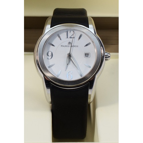 26 - Maurice Lacroix, Sphere, a stainless steel date quartz gentleman's wristwatch, model SH1018, 40mm, b... 