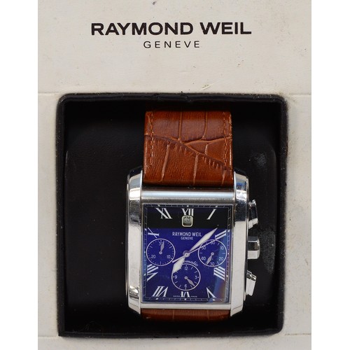 34 - Raymond Weil, a stainless steel multi dial automatic gentleman's wristwatch, ref 4875-V404284, 37mm,... 