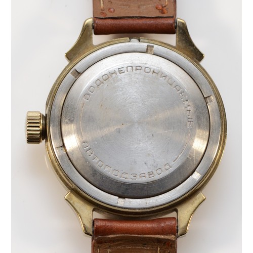 41 - Vostok Komandirskie, a Russian stainless steel tank corps manual wind gentleman's wristwatch, 39mm.
... 