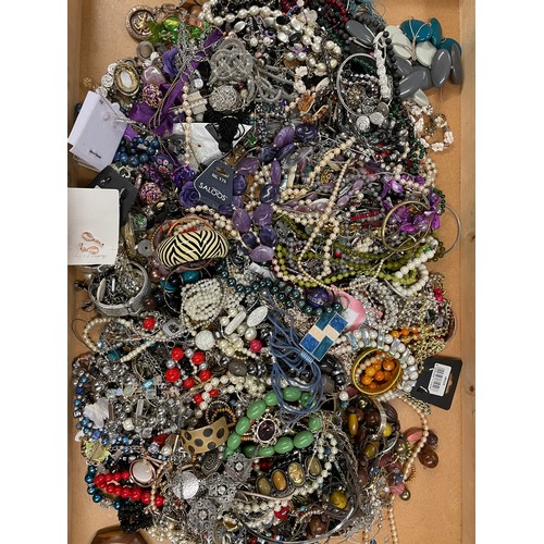 57 - Approximately 10kg of costume jewellery, unchecked