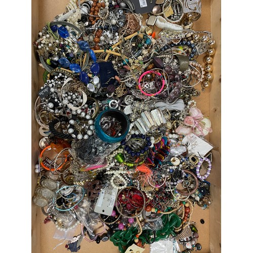 59 - Approximately 10kg of costume jewellery, unchecked