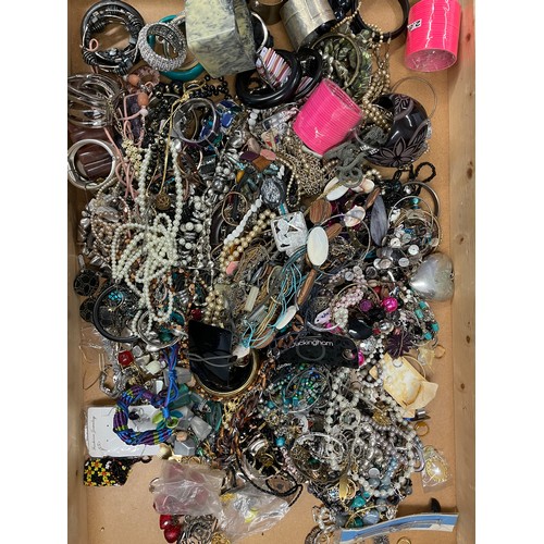 62 - Approximately 10kg of costume jewellery, unchecked