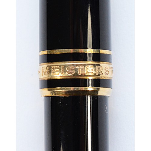 58 - Montblanc, Meisterstuck, black ball point pen.