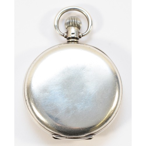 214 - Everite for H. Samuel, Manchester, a silver keyless wind half hunter pocket watch, Birmingham 1937, ... 