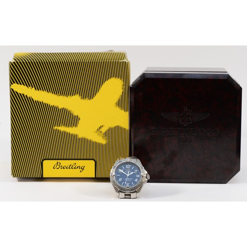 231 - Breitling, Colt Ocean, 500M/1650ft, a stainless steel automatic date gentleman's wristwatch, referen... 