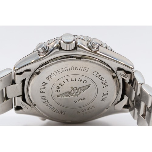 231 - Breitling, Colt Ocean, 500M/1650ft, a stainless steel automatic date gentleman's wristwatch, referen... 