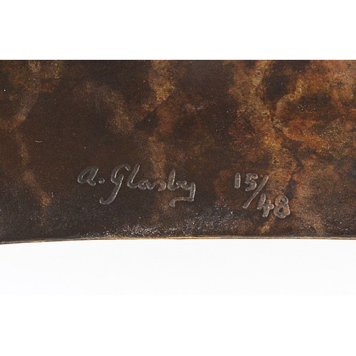 262 - Alan Glasby OBE GM (1945-2008); Snipe Wings Up, bronze, limited edition no. 15/48, with certificate ... 