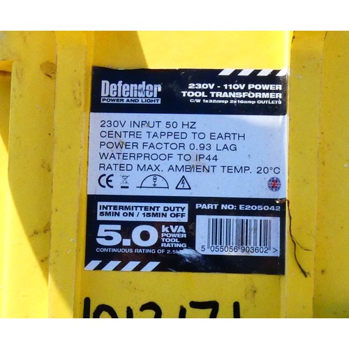 26 - Three 110v submersible pumps to include, Ponstar PB55011 400w, a Tsurumi LSC1.4S 480w and one other,... 