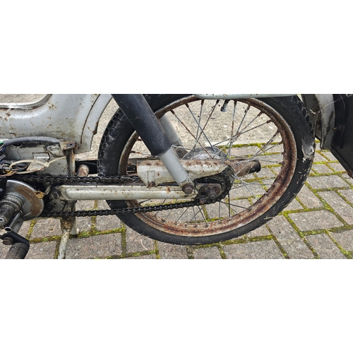 307 - 1988 Tomos 49cc, project. Registration number E440 YNE. Frame number 616430. Engine number not found... 