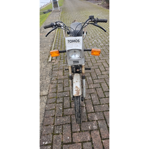 307 - 1988 Tomos 49cc, project. Registration number E440 YNE. Frame number 616430. Engine number not found... 