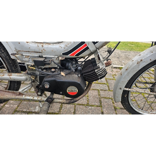 307 - 1988 Tomos 49cc, project. Registration number E440 YNE. Frame number 616430. Engine number not found... 