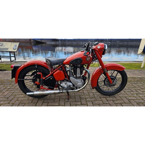 1953 BSA BM33, 500cc. Registration number 787 UXV (non