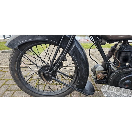 1927 Raleigh 248cc. Registration number OP 5370. Frame number J10406 ...