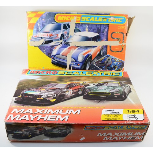 Scalextric model racing sets, to include two boxed Micro examples, a ...