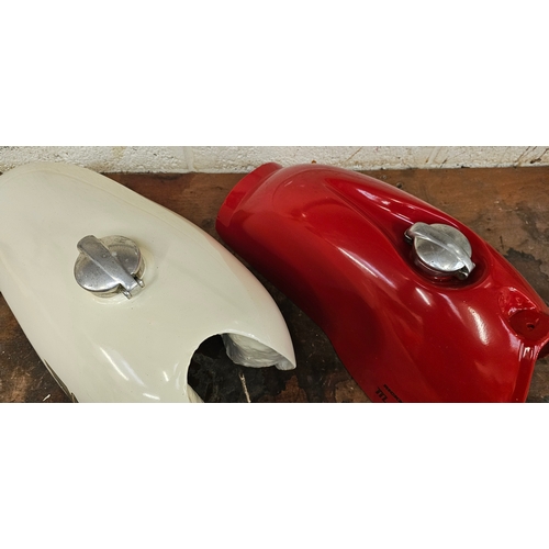 A Rickman Matisse fibreglass patrol tank and a Matchless trials ...