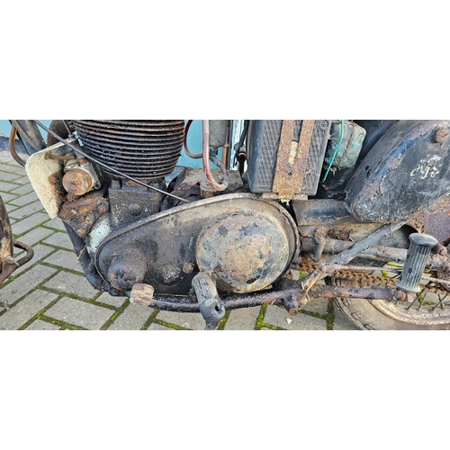 309 - 1950 AJS model 18S, project, 500cc. Registration number ECT 905. Frame number 52987. Engine number 1... 