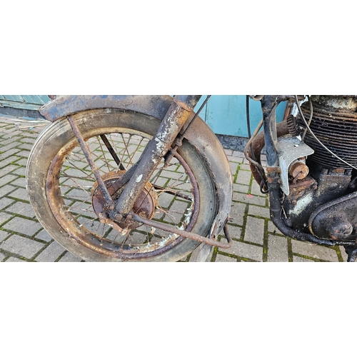 309 - 1950 AJS model 18S, project, 500cc. Registration number ECT 905. Frame number 52987. Engine number 1... 