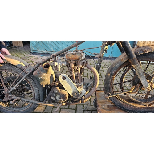 Matchless G3L WD project. Registration number YBE 274 (not recorded ...