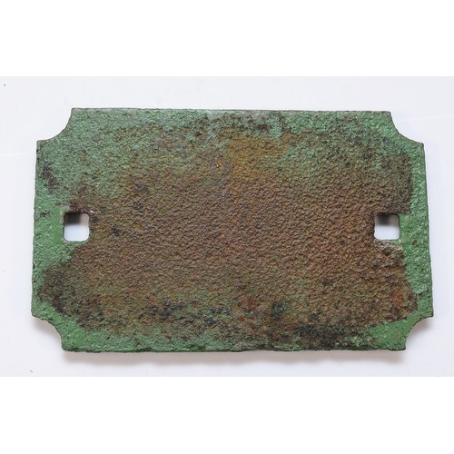 15 - North Eastern Railway Hull Docks Timber bogie plate (01232)