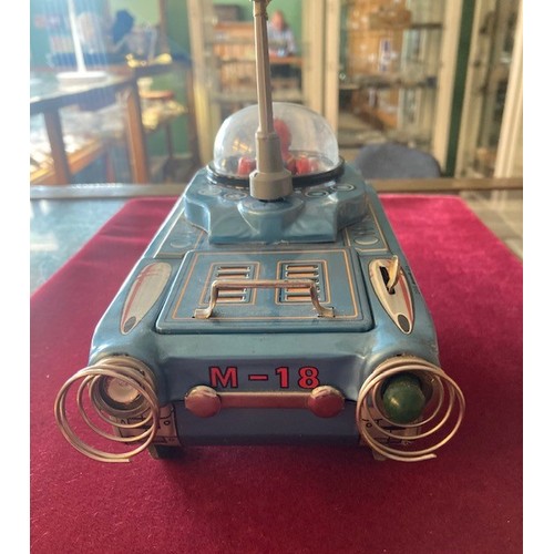 Masudaya, Japan (TM), battery operated Space Tank, M-18