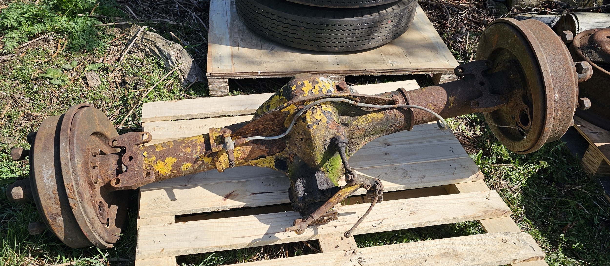 A Bedford O type rear axle