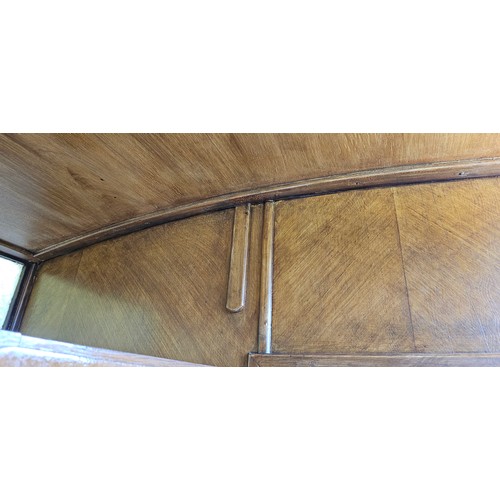 180 - Showman's Caravan, c.1950/60, typical three bay layout with adult bedroom to the front, with bed and... 