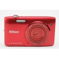 Nikon COOLPIX S3400 レッド Nikon COOLPIX S3400 20.05MP 7x Zoom Lens Digital Camera Red