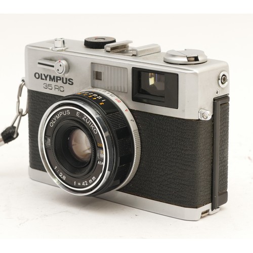 An Olympus 35 RC film camera, with an in-built Olympus Zuiko f/2.8