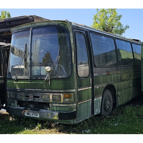 1980 Bedford Dominant single deck bus, project, 8198cc diesel ...