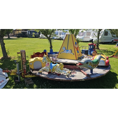 A Coulson Mini Minor hand turned children's ride, , late 1940's ...