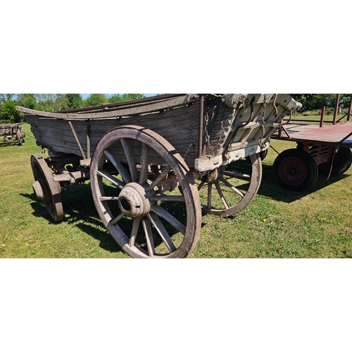 W. Sissons of Driffield, a Yorkshire Wolds hay wagon, approximately 345 ...