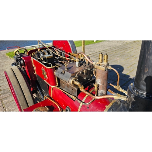A fine exhibition quality 3 inch scale model of a coal powered traction ...